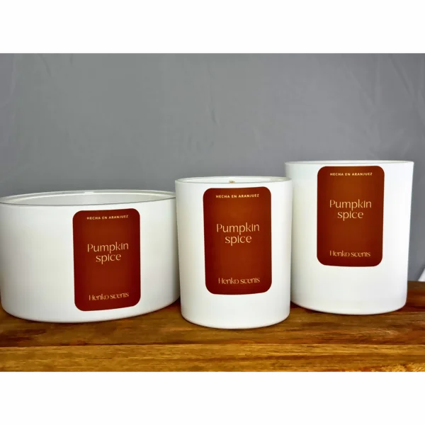 Vela Pumpkin Spice – Un abrazo especiado y reconfortante