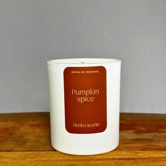 Vela Pumpkin Spice – Un abrazo especiado y reconfortante