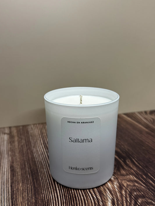 Vela Saitama – Bambú y Flor de Cerezo